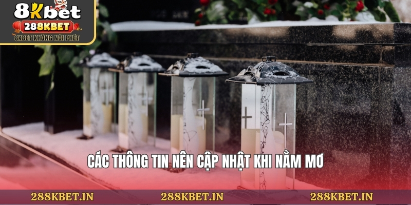 Các thông tin nên cập nhật khi nằm mơ