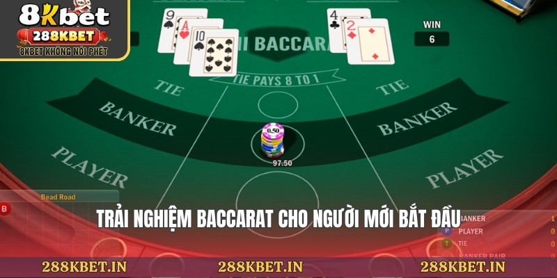 Trải nghiệm baccarat cho người mới bắt đầu